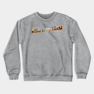 Greetings from Los Angeles in California Vintage style retro souvenir Crewneck Sweatshirt